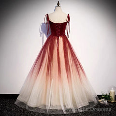 Fairytale Red Gradient Prom Dress